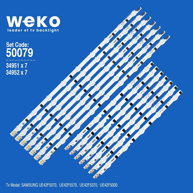 Weko Wkset-5079 34951x7/34952x7 Samsung 42" Tv Bar Led Takımı