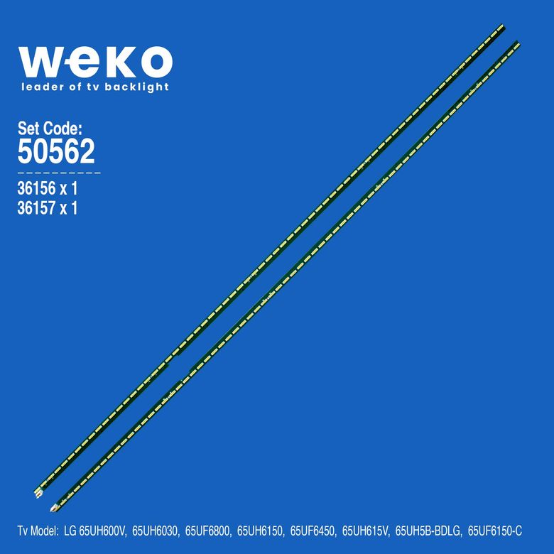 Weko Wkset-5562 36156x1/36157x1 LG 65" Tv Bar Led Takımı