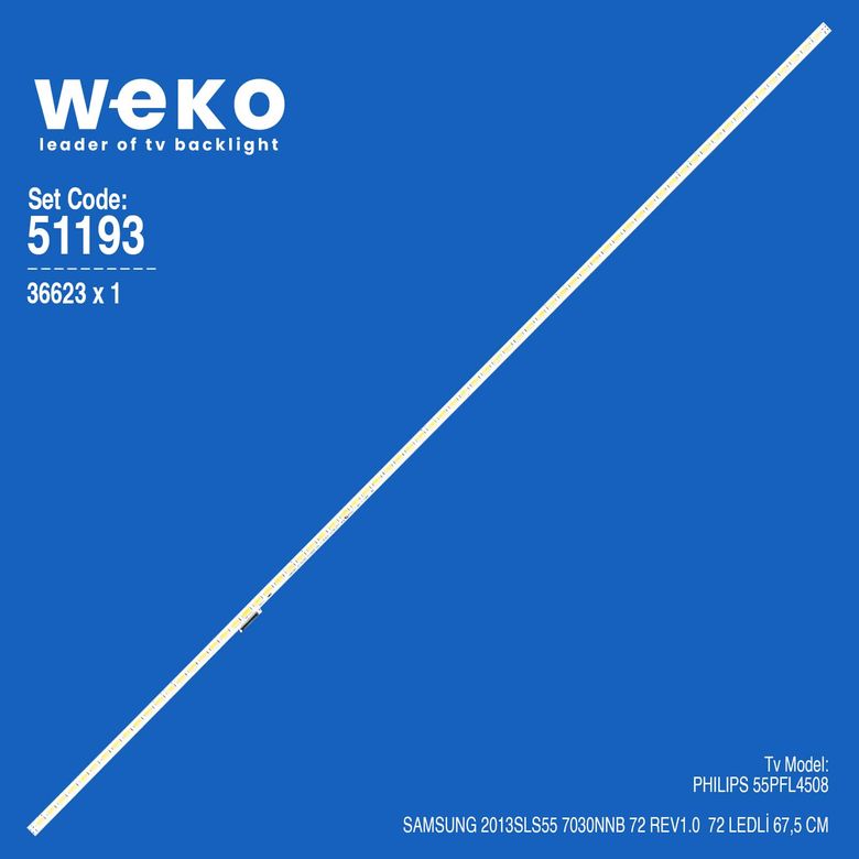 Weko Wkset-6193 Samsung Tv Bar Led - Adet