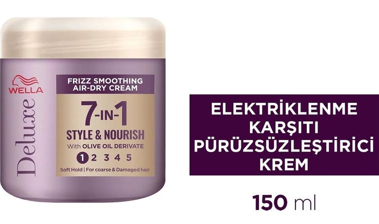 Wella Deluxe Bukle Saç kremi 150 ML Elektiriklenme Karşıtı
