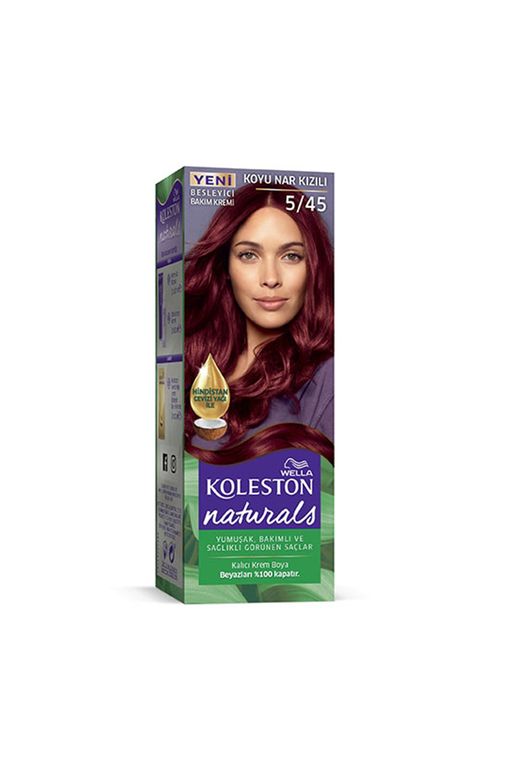 wella koleston RT-RYL-2KLN121-545 Naturals Saç Boyası Koyu Nar Kızılı 5/45