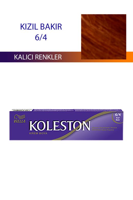 wella koleston RT-RYL-3KLT311-64 Single Tüp Boya Saç Boyası Kızıl Bakır 6/4
