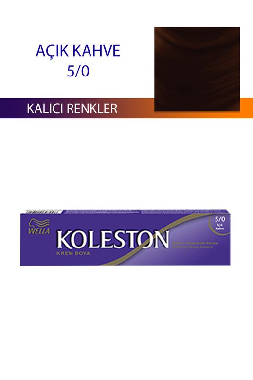 wella koleston RT-RYL-3KLT321-50 Single Tüp Boya Saç Boyası Açık Kahve 5/0