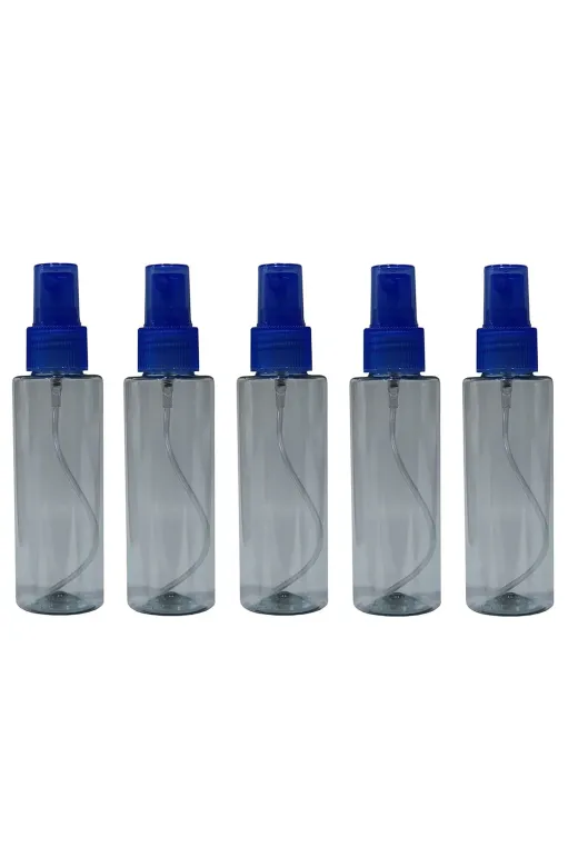 wellLine 86974317142795 100 Adet 100Ml Plastik Sprey Şişe Hediyelik Dezenfektan Kolonya Şişesi