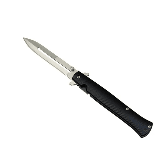 Wenom Çakı Metal Delikli Kabzalı 23 Cm , Yarı Otomatik