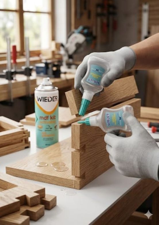 WIEDER Wh200 Aktivatörlü Hızlı Yapıştırıcı Set 200Ml