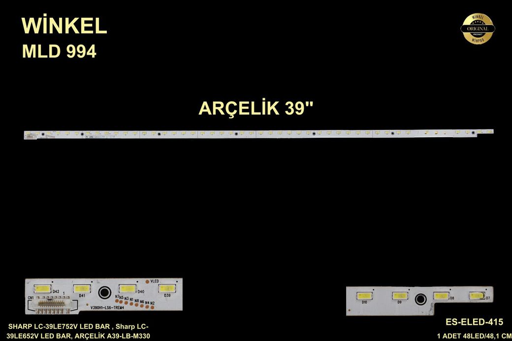 Winkel MLD-994 Arçelik-Beko 39" Tv Bar Led - Adet