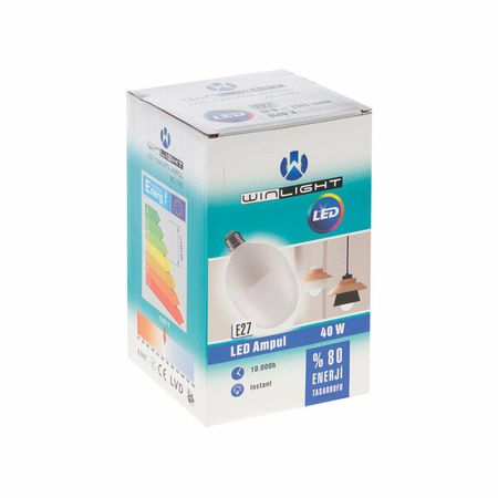 Winlight Wl-Y40 40W Led Yumurta Ampul E27 Beyaz Işık