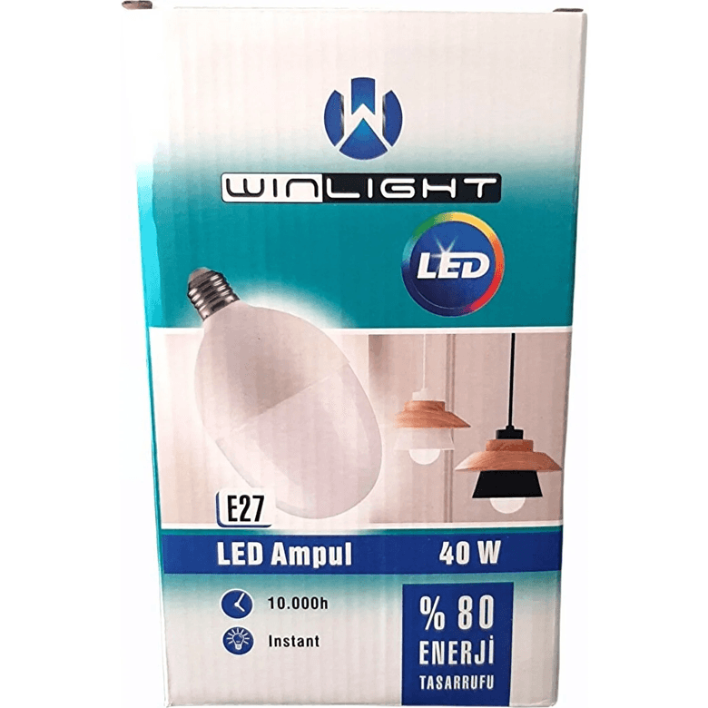 Winlight Wl-Y40 40W Led Yumurta Ampul E27 Beyaz Işık