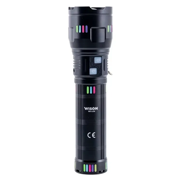 Wison Ws-1150 Uzun Menzilli 60 Watt 5500 Lümen Profesyonel Güçlü El Feneri
