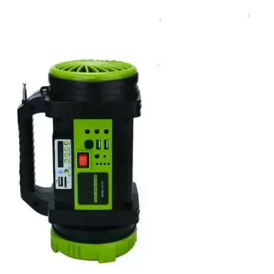 Wıson Ws-5683 Şarjlı 30w Solar Şarjlı Ev Aydınlatma Seti Radyo Ve Fan Powebank