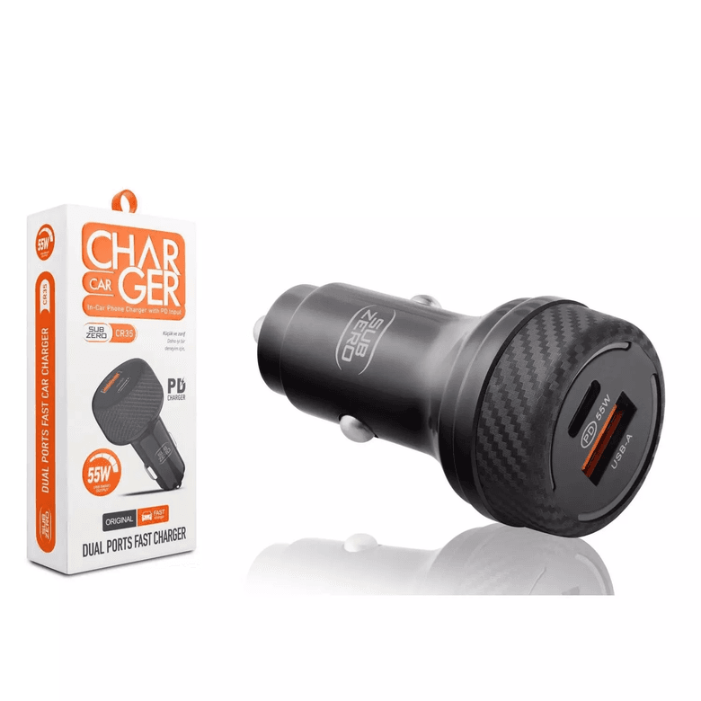 wlhAPr1jqa Subzero Cr35 55W 3.0A Pd+Çift Çıkışlı Araç Şarj Başlığı