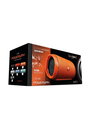 Wrx05 mavi Powerway Wrx05 90 Db Sd Kart Aux Usb Girişli Mavi Kablosuz Bluetooth Speaker Hoparlör Ses Bombası Fm Radyo