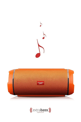 Wrx05 turuncu Powerway Wrx05 90 Db Sd Kart Aux Usb Girişli Turuncu Kablosuz Bluetooth Speaker Hoparlör Ses Bombası Fm Radyo