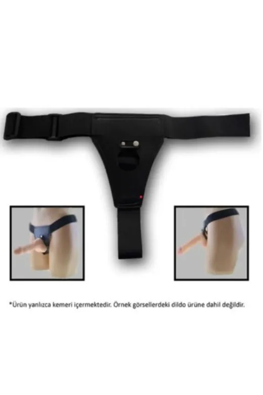 X-Sense XXS00142 Belden Bağlamalı Strapon Protez Takma Penis Vibratör Kemeri Suni Deri