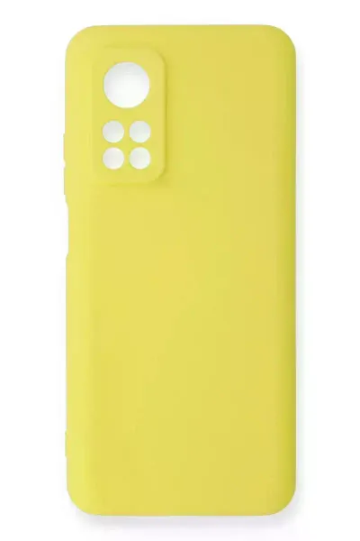 Xiao 10T Kılıf Nano içi Kadife Silikon - Sarı