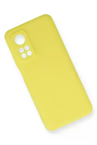 Xiao 10T Kılıf Nano içi Kadife Silikon - Sarı