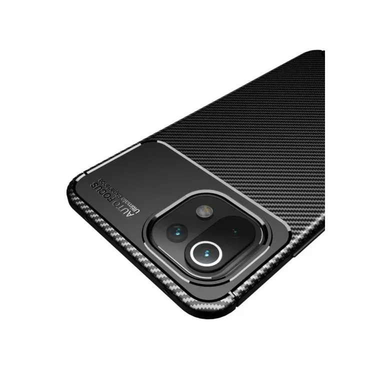 Xiao 11 Lite Kılıf Auto Focus Karbon Kapak - Lacivert