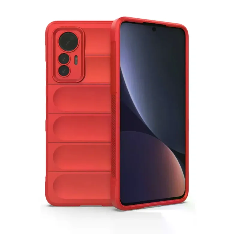 Xiao 12 Lite Kılıf Optimum Silikon - Kırmızı