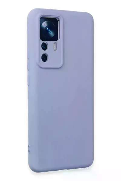 Xiao 12T Pro Kılıf Nano içi Kadife Silikon - Lila