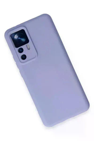 Xiao 12T Pro Kılıf Nano içi Kadife Silikon - Lila