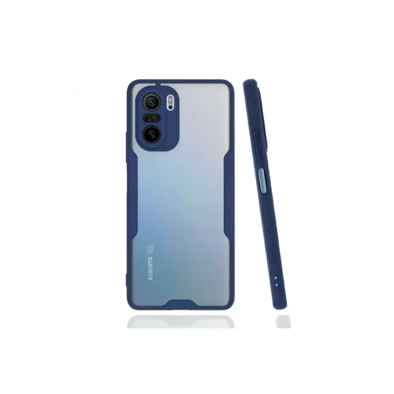 Xiao Poco F3 Kılıf Platin Silikon - Lacivert