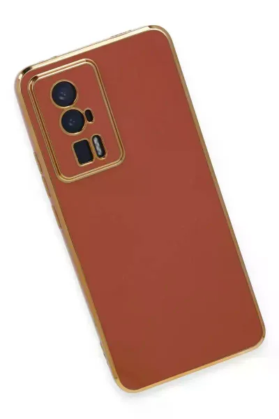 Xiao Poco F5 Pro Kılıf Volet Silikon - Kırmızı