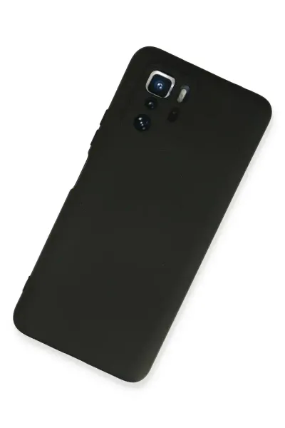 Xiao Poco X3 GT Kılıf Nano içi Kadife Silikon - Siyah