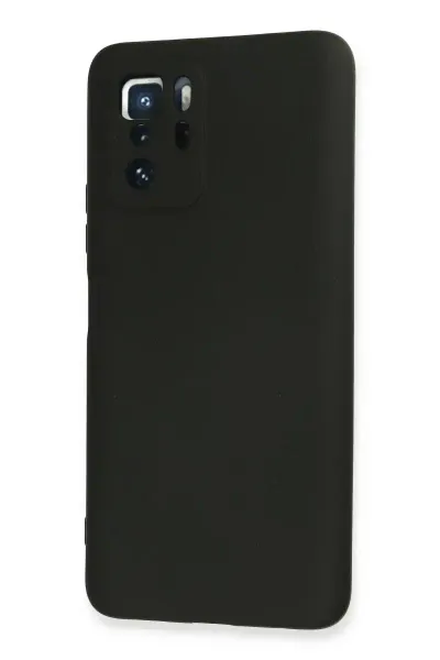 Xiao Poco X3 GT Kılıf Nano içi Kadife Silikon - Siyah