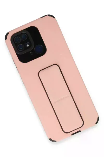 Xiao Red 10C Kılıf Mega Standlı Silikon - Pudra