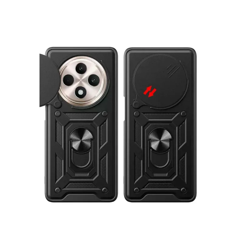 Xiao Red 14c Kılıf Pars Lens Yüzüklü Silikon - Yeşil