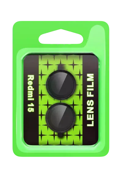 Xiao Red 15 4G Raze Metal Kamera Lens - Siyah