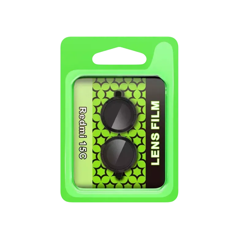 Xiao Red 15C 4G Raze Metal Kamera Lens - Siyah