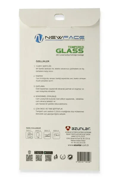 Xiao Red Note 10 20D Preum Cam Ekran Koruyucu