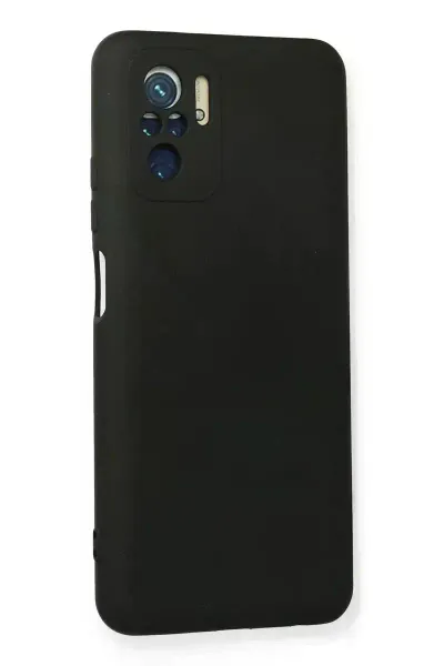 Xiao Red Note 10 Kılıf Nano içi Kadife Silikon - Siyah