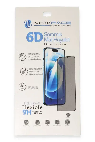 Xiao Red Note 10 Pro 6D Antistatik Mat Serak Hayalet Nano Ekran Koruyucu