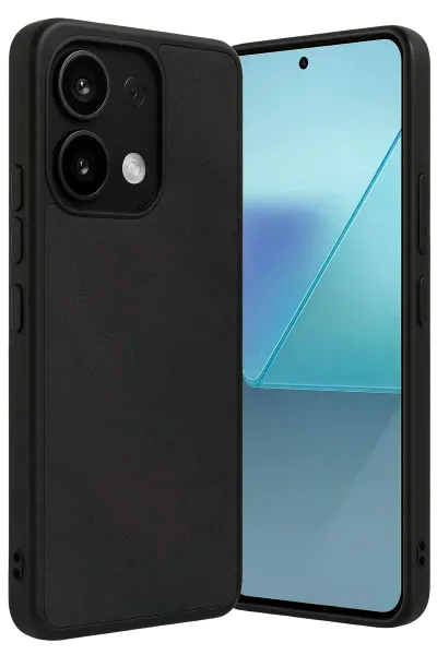 Xiao Red Note 13 Pro 5G Kılıf Aras Deri Kapak - Siyah