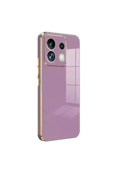 Xiao Red Note 13 Pro 5G Kılıf Volet Silikon - Mor