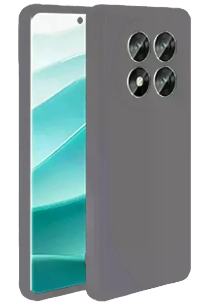 Xiao Red Note 14 Pro 4G Kılıf First Silikon - Gri