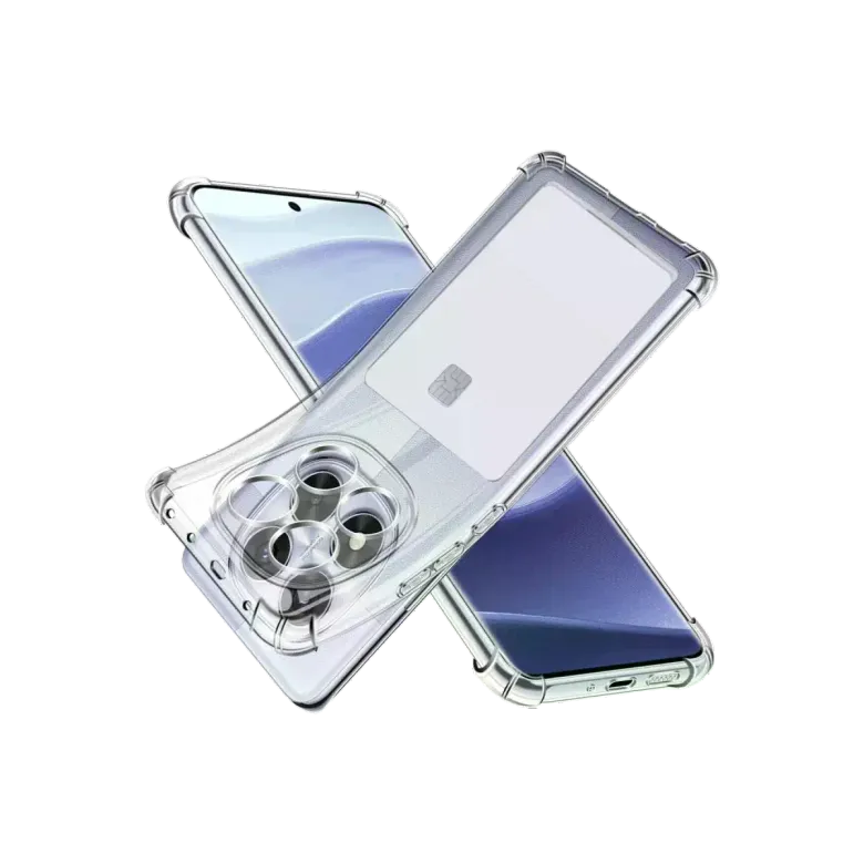 Xiao Red Note 14 Pro 4G Kılıf Kart Şeffaf Silikon - Şeffaf