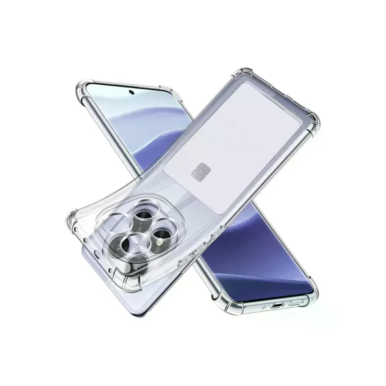 Xiao Red Note 14 Pro 4G Kılıf Kart Şeffaf Silikon - Şeffaf