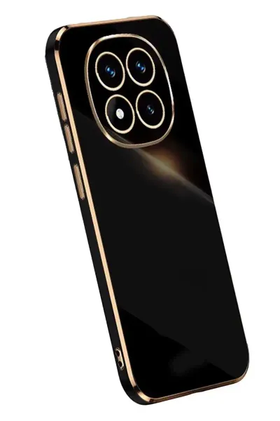 Xiao Red Note 14 Pro 5G Kılıf Volet Silikon - Siyah