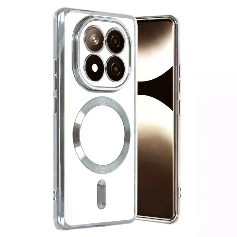 Xiao Red Note 15 4g Kross Magneticsafe Kapak - Gümüş