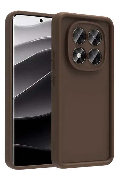 Xiao Red Note 15 Pro 4G Viera Silikon - Kahverengi