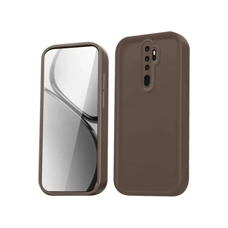 Xiao Red Note 8 Pro Kılıf Viera Silikon - Kahverengi