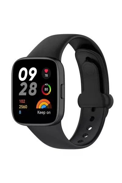 Xiao Red Watch 3 Origin Silikon Kordon - Siyah