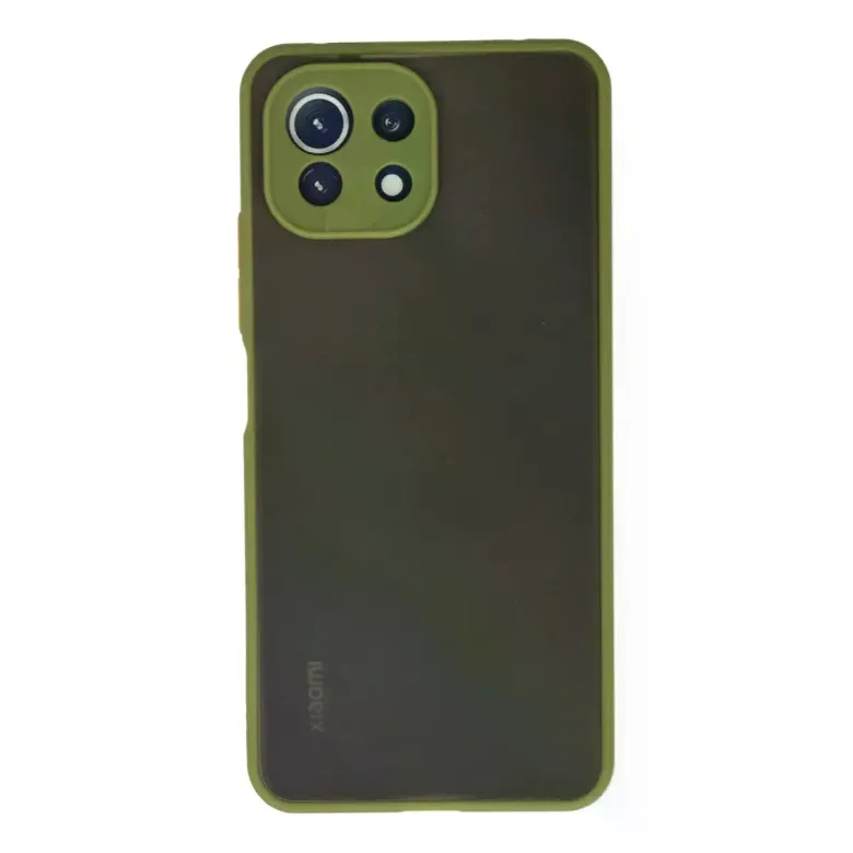 Xiaomi Mİ 11 Lite Kılıf Montreal Silikon Kapak - Açık Yeşil