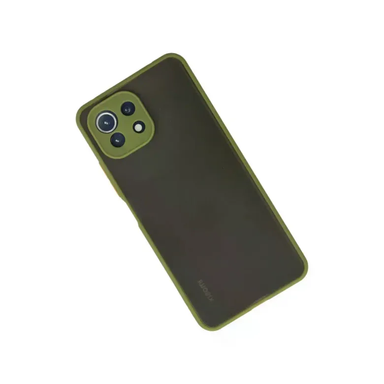 Xiaomi Mİ 11 Lite Kılıf Montreal Silikon Kapak - Açık Yeşil