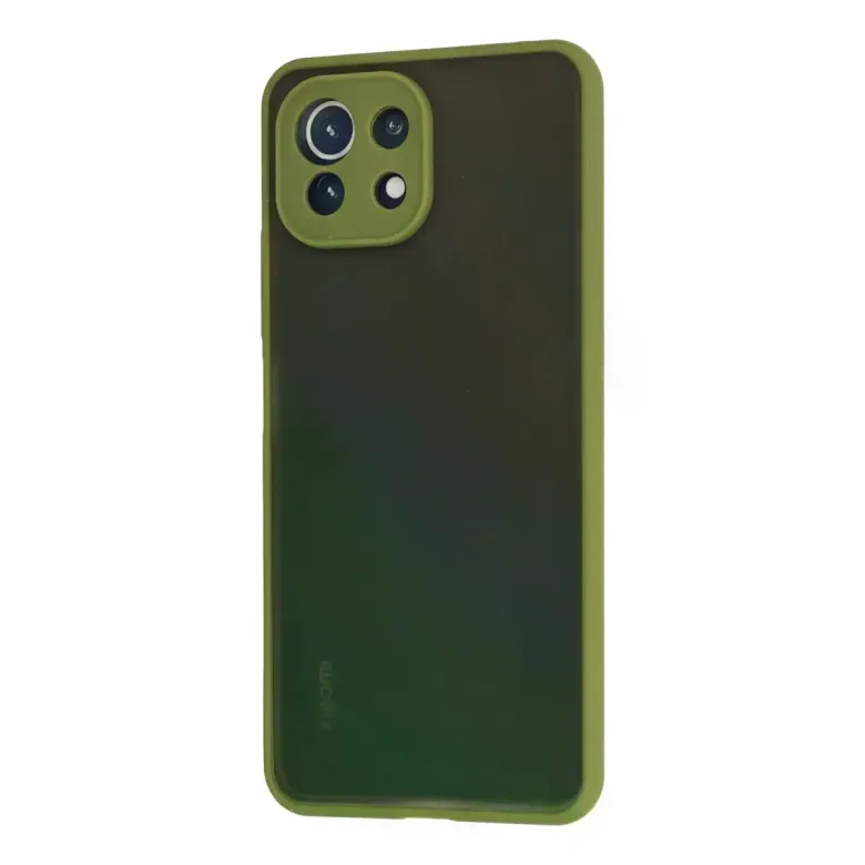 Xiaomi Mİ 11 Lite Kılıf Montreal Silikon Kapak - Açık Yeşil