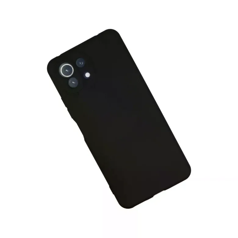 Xiaomi Mİ 11 Lite Kılıf Nano içi Kadife Silikon - Siyah